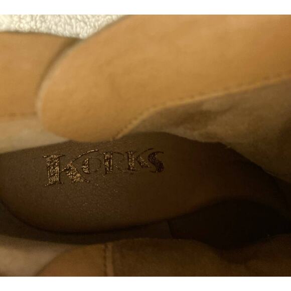 Kork Ease Maggie Suede Block Heel Back Zip Ankle Booties Size 10M Brown NWT - Picture 7 of 8